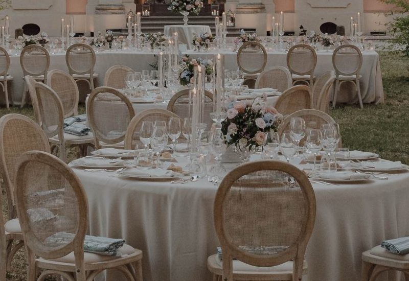 mise en place matrimonio villa certani vittori venenti bologna emilia romagna